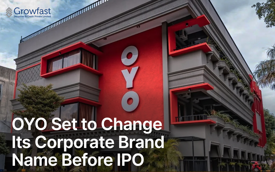 oyo set change its corporate brand name before ipo