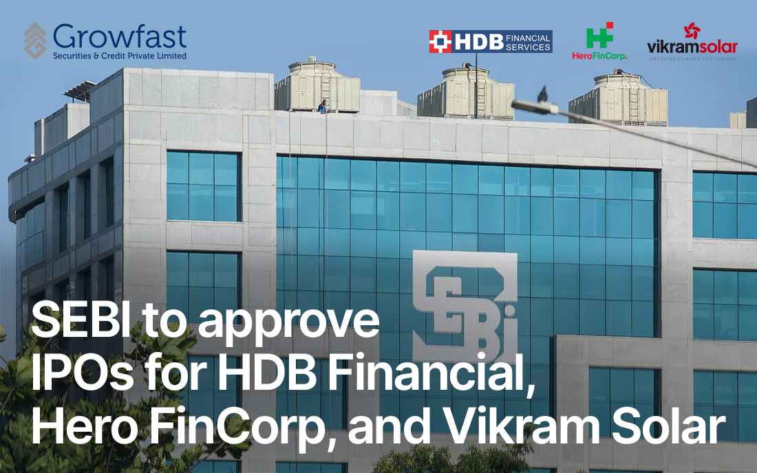 Sebi to aprove ipo for hdb financial , herofincorp, vikram solar